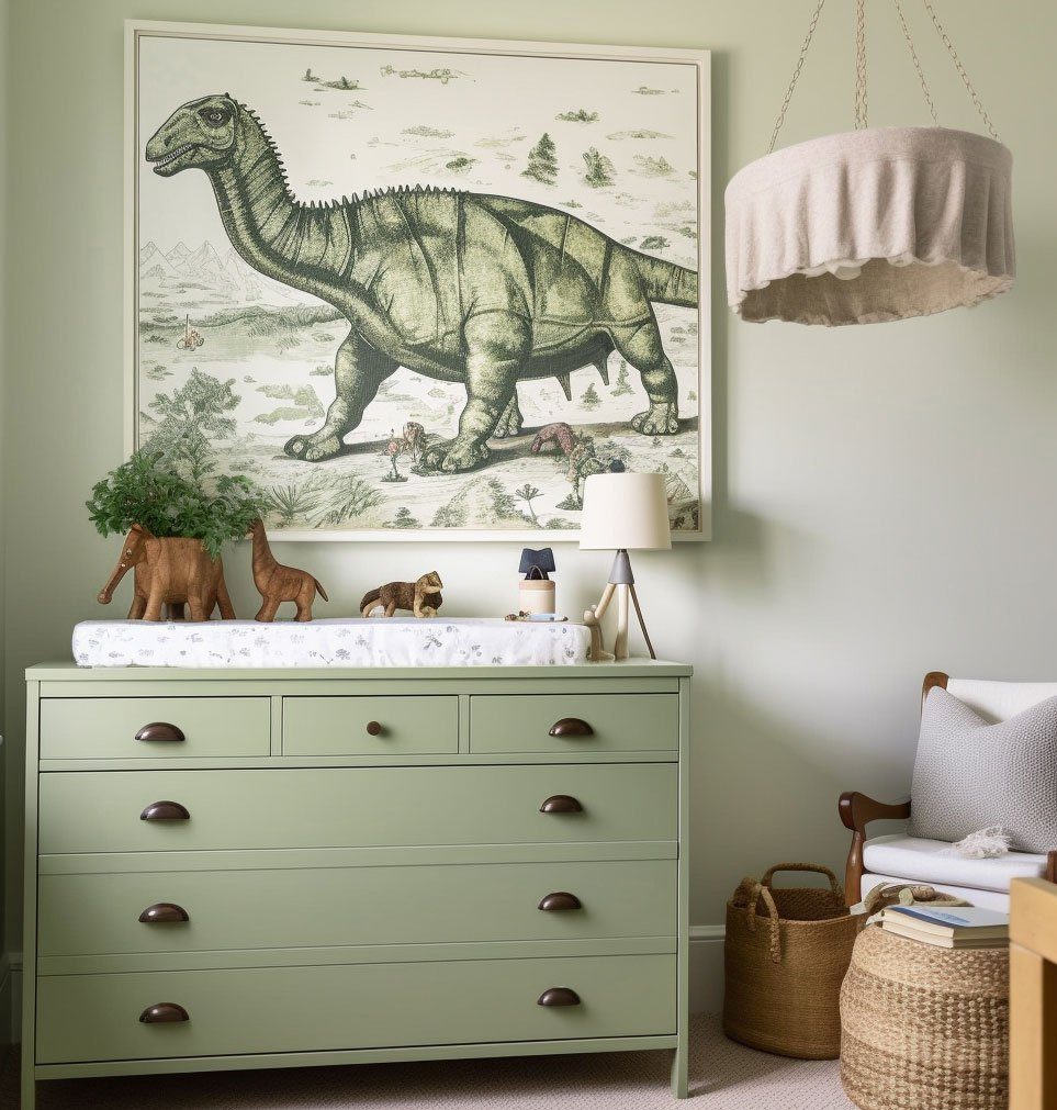 Dormitorio verde